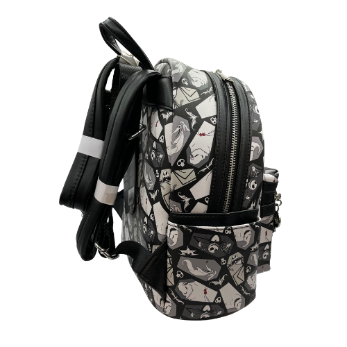 Nightmare Before Christmas Loungefly Coffin All over Print Mini Backpack with Tags Pre Owned