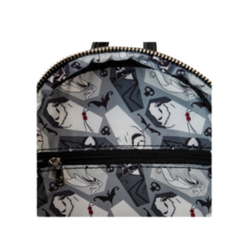 Nightmare Before Christmas Loungefly Coffin All over Print Mini Backpack with Tags Pre Owned