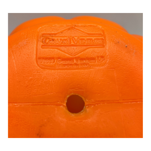 1997 Blow Mold 10" Grand Venture Pumpkin Pall