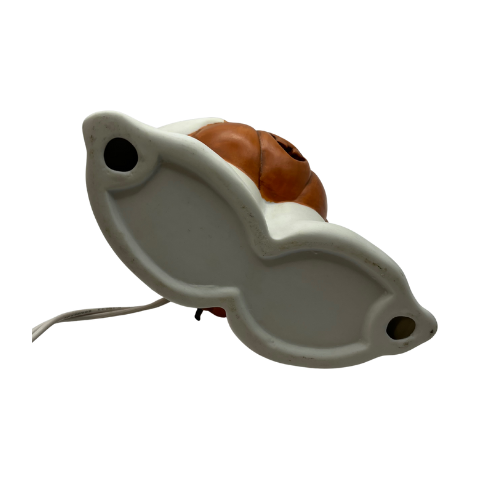 Vintage Brinn Halloween Ghost & Pumpkin Ceramic Night Light Lamp