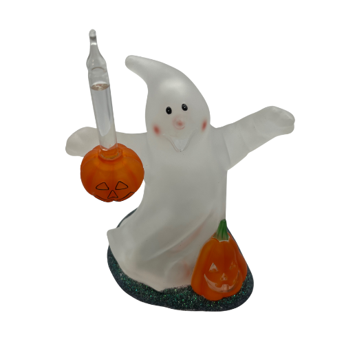 VTG  Frosted Ghost Sterling 8 3/4” Acrylic  Battery Operated (3 AAs)