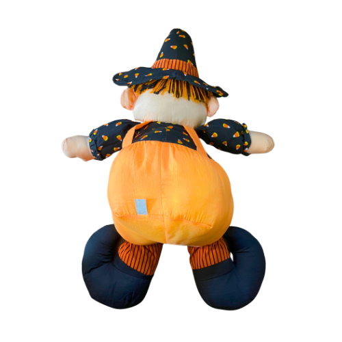 Early 1990s Puffalump Style Plush Scarecrow Witch