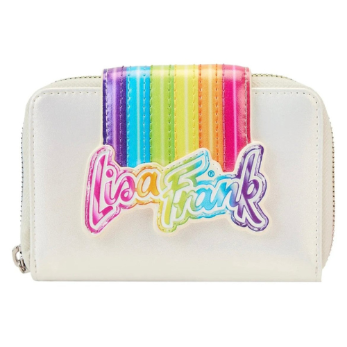 Lisa Frank Loungefly Rainbow Opalisiert ZIP Around Wallet