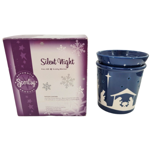 NEW Scentsy Silent Night Wax Warmer Full Size Christmas Holiday Decor