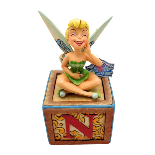 Jim Shore Disney Traditions Tinker Bell "A Big Laugh" Keepsake Box - Enesco 4009044