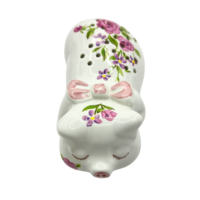 Vintage 1978 Ceramarte Brazil Porcelain Sleeping Pig Potpourri Sachet – Avon Exclusive