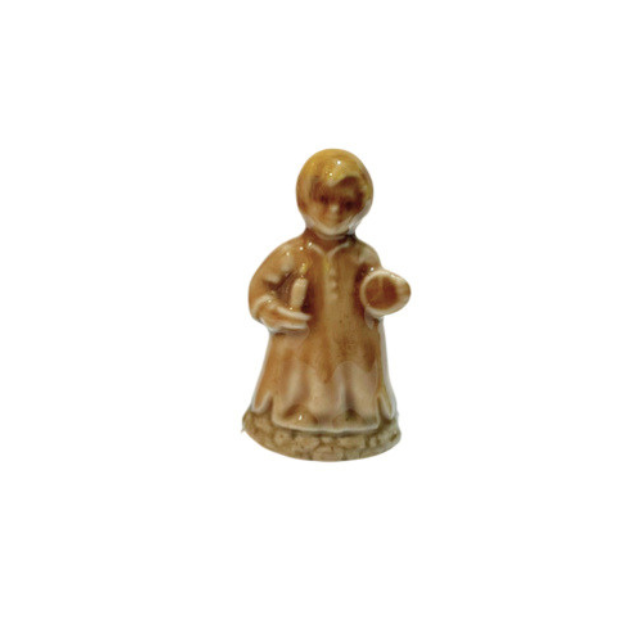 Wades Whimsie Nursery Rhyme Characters Figurines * Little Jack Horner, Wee Willie Winkie, Little Boy Blue, Queen of Hearts, Little Bo Peep, The Cat and The Fiddle *  Set of 6 Glazed Porcelain Collectables
