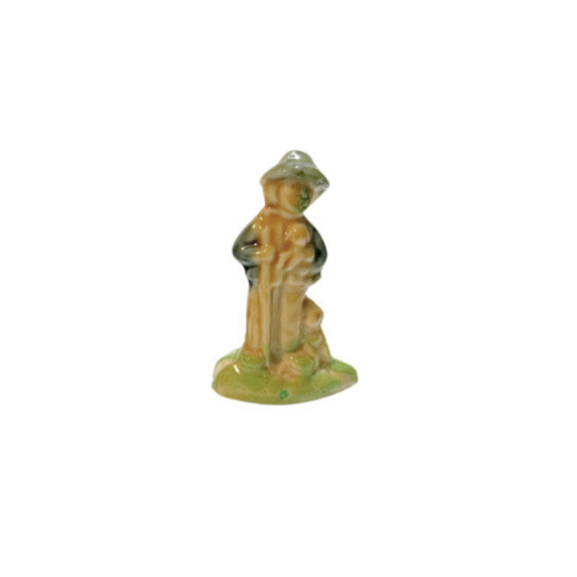 Wades Whimsie Nursery Rhyme Characters Figurines * Little Jack Horner, Wee Willie Winkie, Little Boy Blue, Queen of Hearts, Little Bo Peep, The Cat and The Fiddle *  Set of 6 Glazed Porcelain Collectables