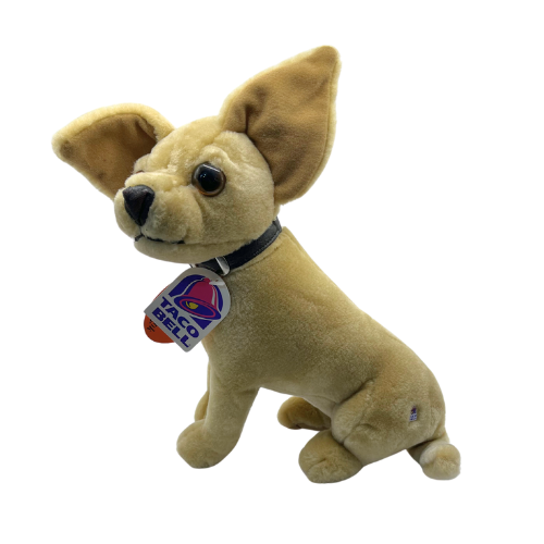 Taco Bell Talking Chihuahua Plush Dog 12 In. "Yo Quiero Taco Bell" Working with Tags