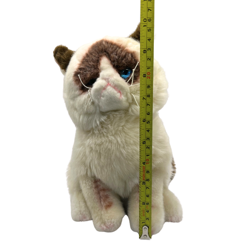 Gund Grumpy Cat Plush 10" Sitting Stuffed Animal Toy Brown and Cream 4040133