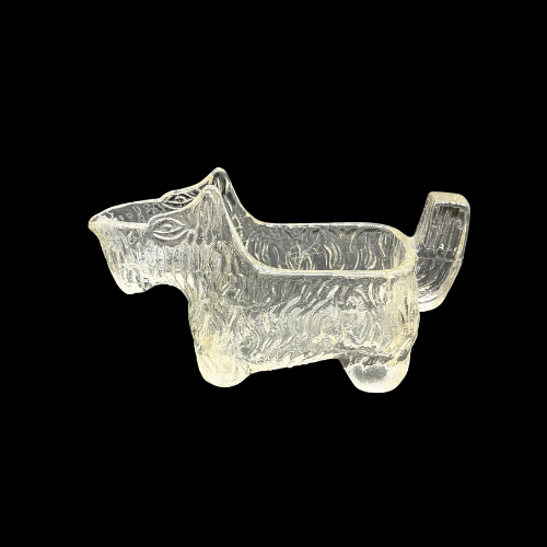 Vintage Original L.E. Smith Glass Scottie Dog Candy Creamer Circa 1930-1940s