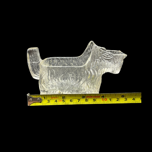Vintage Original L.E. Smith Glass Scottie Dog Candy Creamer Circa 1930-1940s