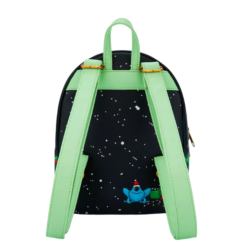 Star Wars Christmas Loungefly Mandalorian Baby Yoda Grogu Backpack New w/ Tags