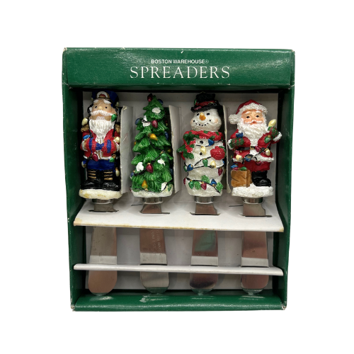 Vintage Boston Warehouse Christmas Holiday Spreaders