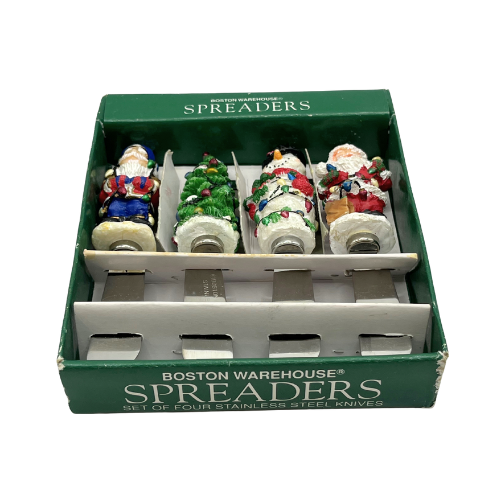 Vintage Boston Warehouse Christmas Holiday Spreaders