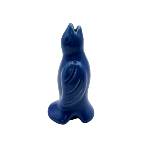 Vintage Blue Pottery Pie Bird Bluebird Pie Vent