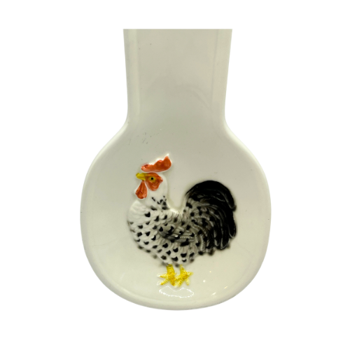 Vintage Otagiri Rooster Spoon Rest Made In Japan