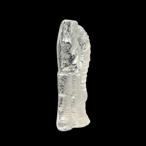 Elephant Mother and Baby Leaded Crystal Iceberg Sculpture Paperweight