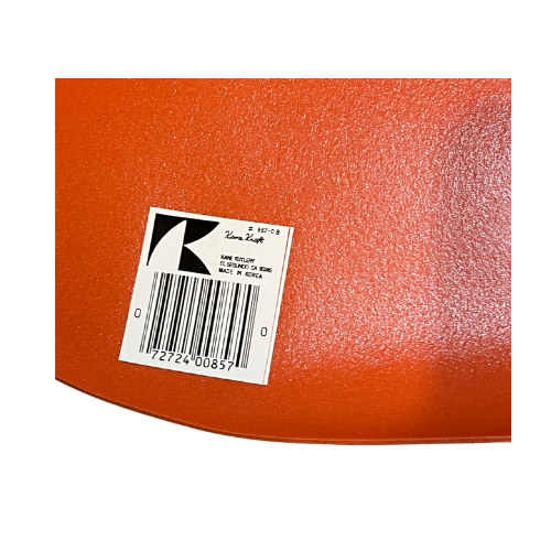 6pc- Vintage Retro Kane Kraft Vinyl Placemats Wheatgrass Red Orange