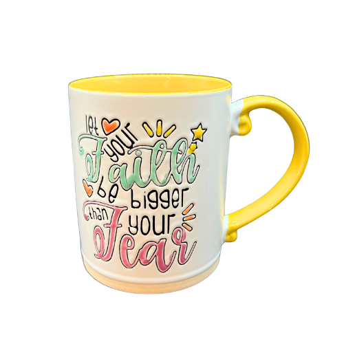 Spectrum Designz Let Your Faith Be Bigger Than Your Fear Coffee Mug