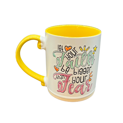 Spectrum Designz Let Your Faith Be Bigger Than Your Fear Coffee Mug