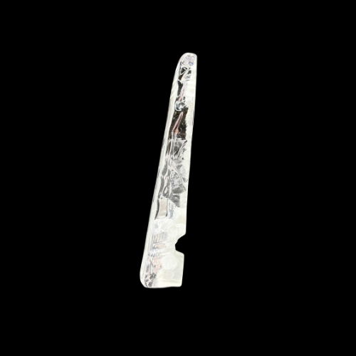 Lighthouse Seashore Frosted Glass Sculpture Nautical Beach Core Paperweight 6” by 4"
