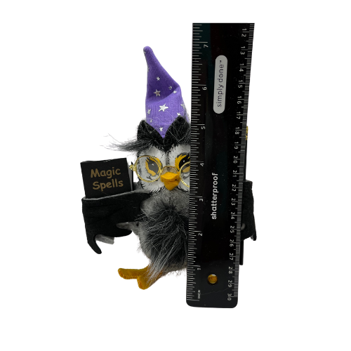 2007 Annalee Halloween 5" Wizard Owl with Tush Tag