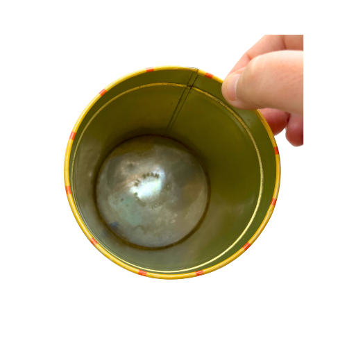 (2) 1985 House of Lloyd INC Little Baker Girls Metal Kitchen Canisters -AS IS