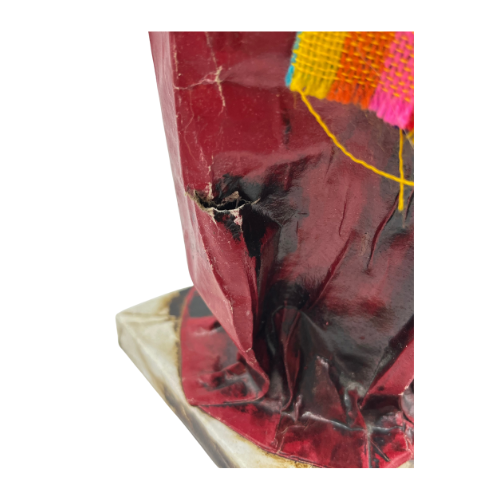 Dia de Los Muertos Day of the Dead Handmade Paper Mache Figurine Made  in Mexico