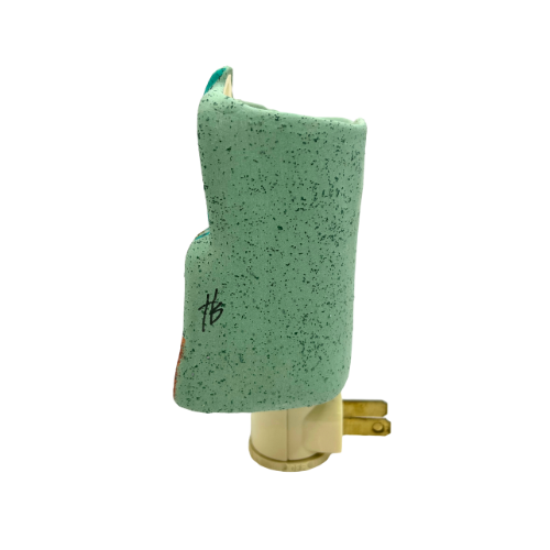 Vtg Pueblo Night Light Hand Crafted Signed New in Box