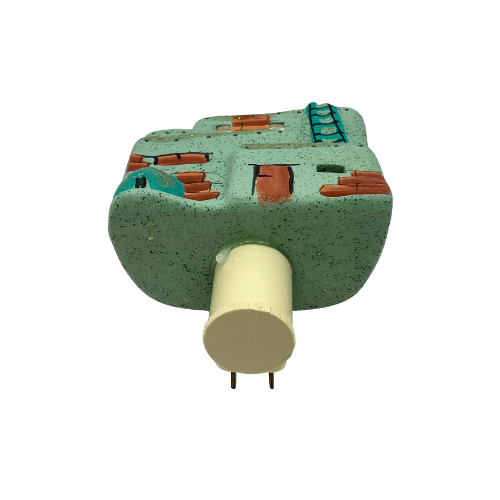 Vtg Pueblo Night Light Hand Crafted Signed New in Box