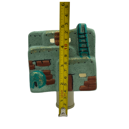 Vtg Pueblo Night Light Hand Crafted Signed New in Box