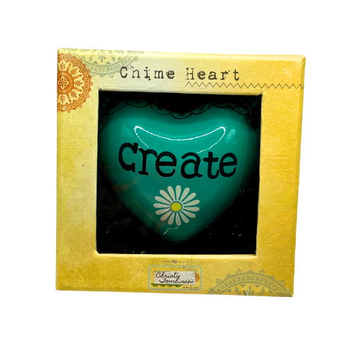 Create Chime Heart by Christy Tomlinson Mandala Chime Hearts Collection with Box