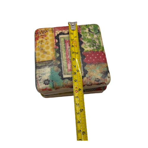 New Christy Tomlinson Designs Inspire Coasters Set of 4 Cork Back 3.75" by 3.75"