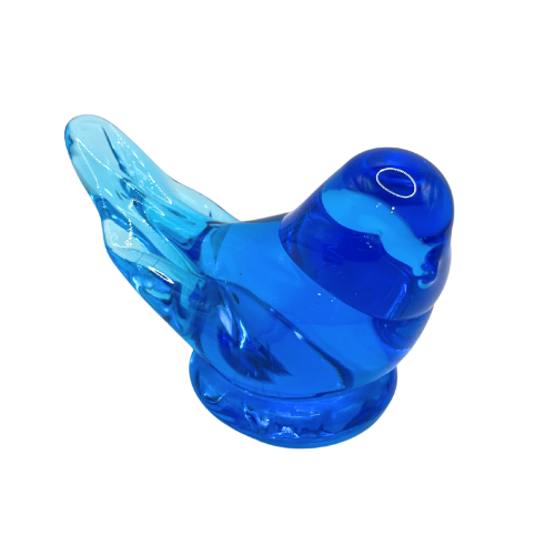 2001 Blue Bird of Happiness Signed Leo Ward