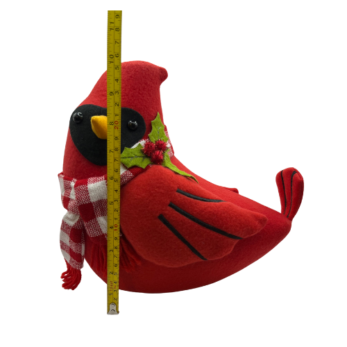 Cardinal Red Felt Bird Christmas Tree Topper