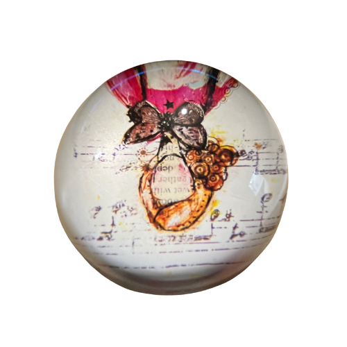 Christy Tomlinson Designs 3" Paperweight Music Fashion Inspired