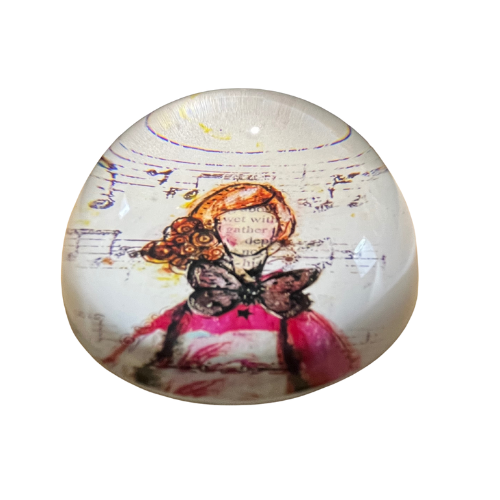 Christy Tomlinson Designs 3" Paperweight Music Fashion Inspired