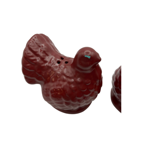 Ceramic Turkey S alt and Pepper Shaker - Flaw