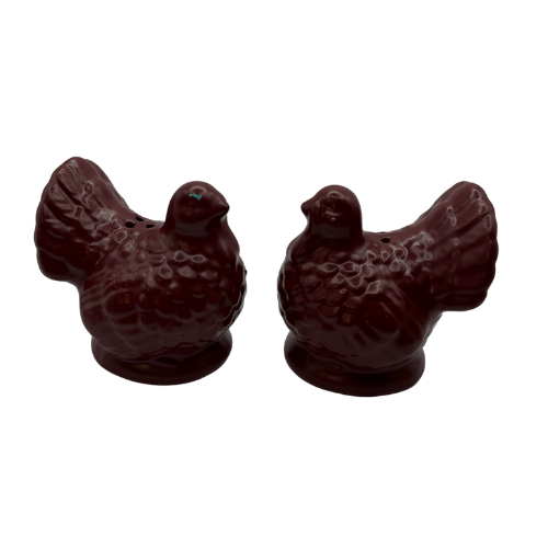 Ceramic Turkey S alt and Pepper Shaker - Flaw