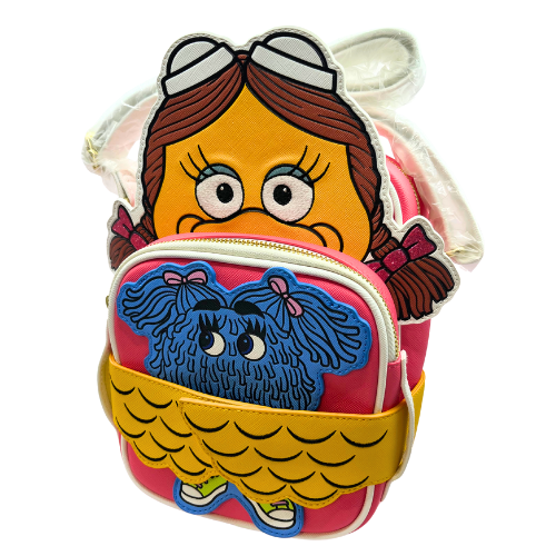 New Loungefly McDonald's Birdie the Early Bird Crossbuddies Cosplay Crossbody Bag