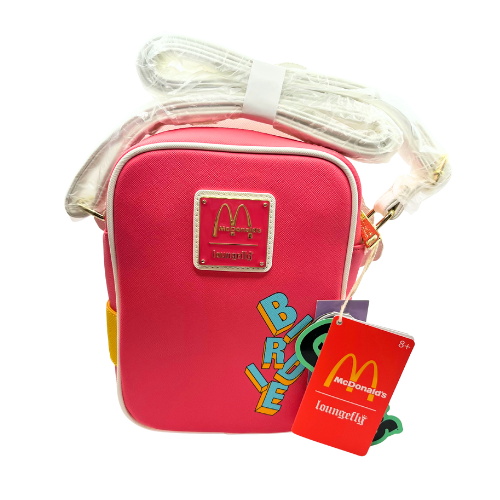 New Loungefly McDonald's Birdie the Early Bird Crossbuddies Cosplay Crossbody Bag