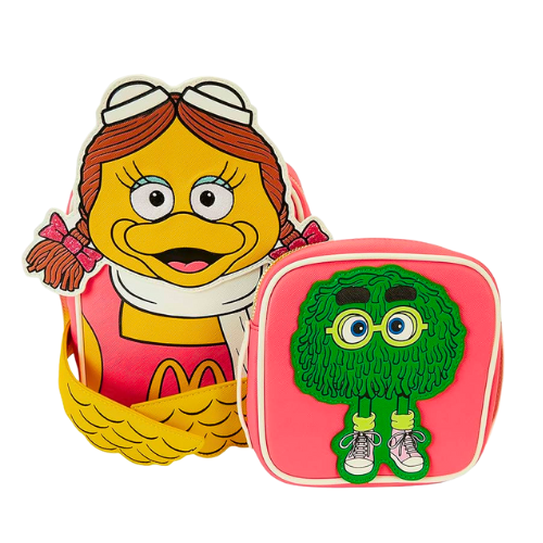 New Loungefly McDonald's Birdie the Early Bird Crossbuddies Cosplay Crossbody Bag
