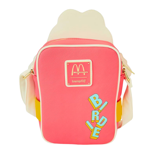 New Loungefly McDonald's Birdie the Early Bird Crossbuddies Cosplay Crossbody Bag