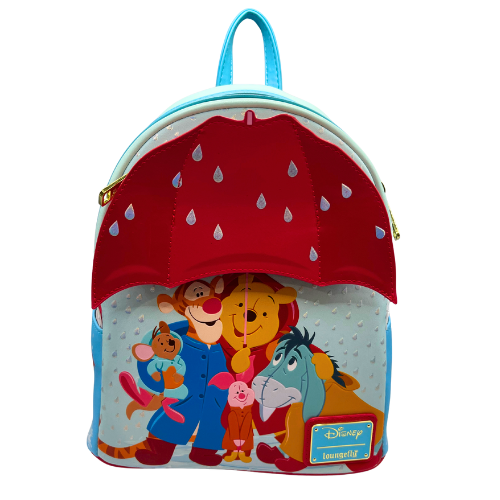 Winnie The Pooh Loungefly Rainy Days Mini Backpack New with Tags