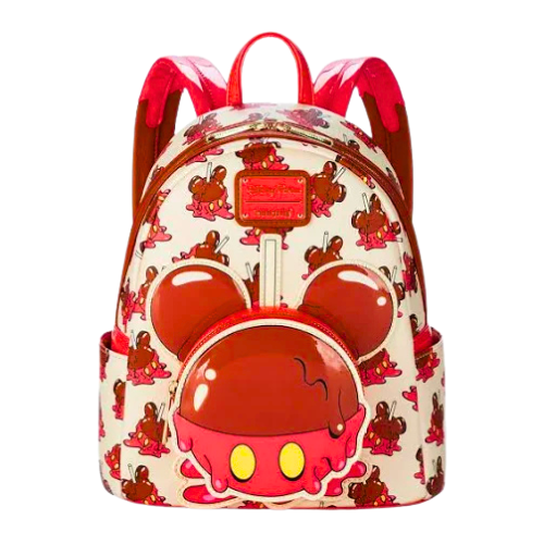 Disney Parks Loungefly  Disney Eats Mickey Candy Apple Mini Backpack New With Tags