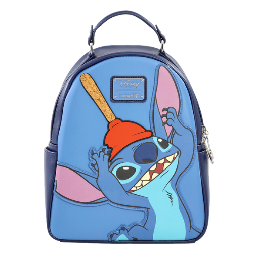 Loungefly Disney Stitch With Plunger Cosplay Mini Backpack New with Tags