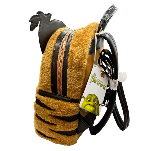 Loungefly Shrek Puss In Boots Plush Cosplay Mini Backpack New with Tags