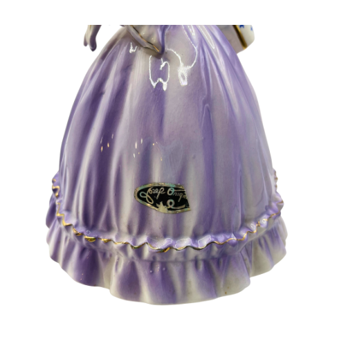 RARE Josef Original "Caroline" 1850 Ante-Bellum Girls Series 7" Tall Vintage Figurine