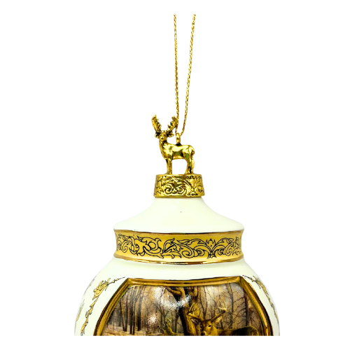 Vintage Bradford Exchange Woodland Tranquility Heirloom 2000 Ornament Collection - As Is